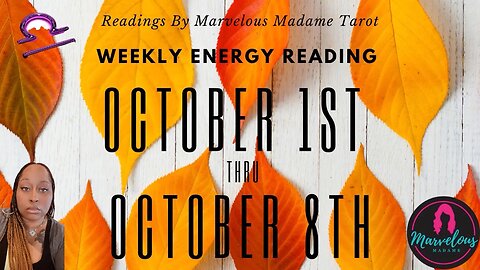 🌟 ♎️ Libra Weekly Energy (Oct 1st-Oct 8th)✨Venus in Virgo brings overanalyzing or wrong conclusions!