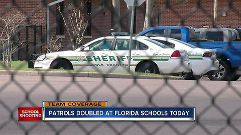 Patrols doubled at some Florida schools after school shooting