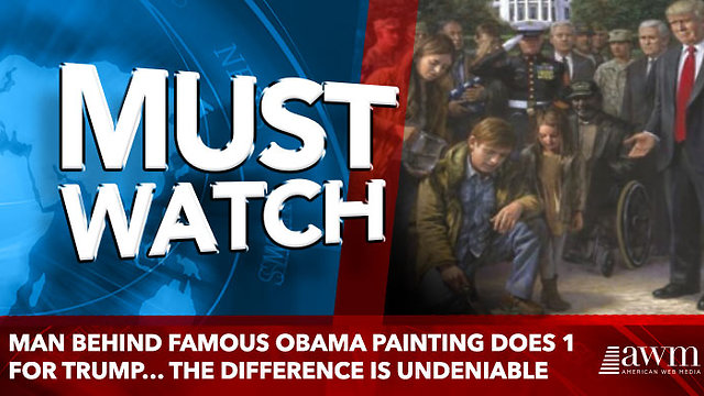 Man Behind Famous Obama Painting Does 1 for Trump… The Difference Is Undeniable