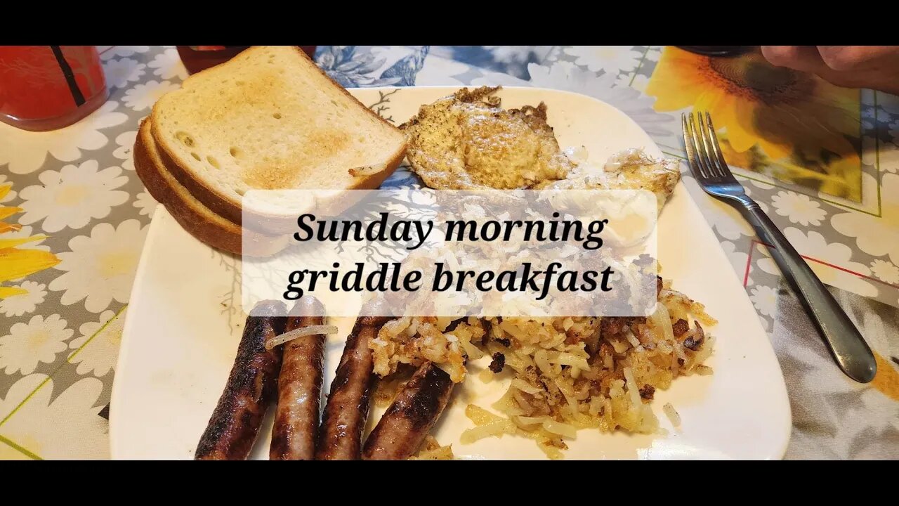 Sunday morning griddle breakfast #griddle #breakfast #vevor