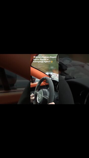 🤯 Koenigsegg Agera R vs Bugatti Veyron Vitesse 🏁👏 #koenigsegg #agera #bugatti #veyron #w16 #race