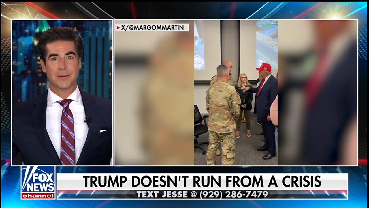 Watters: Trump Shows Up When It Counts, Biden and Harris Hide