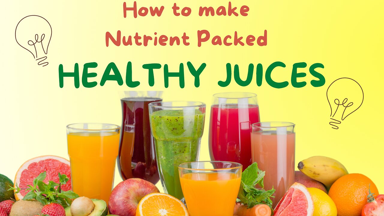 "5 Delicious and Nutrient-Packed Juice Recipes | Boost Your Health Naturally!"