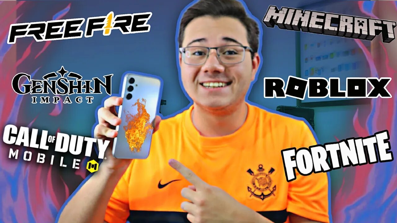 GALAXY A34 5G RODA JOGO BEM? TRAVOU NOS JOGOS PESADOS?🔥 | Teste de Desempenho em 9 Jogos