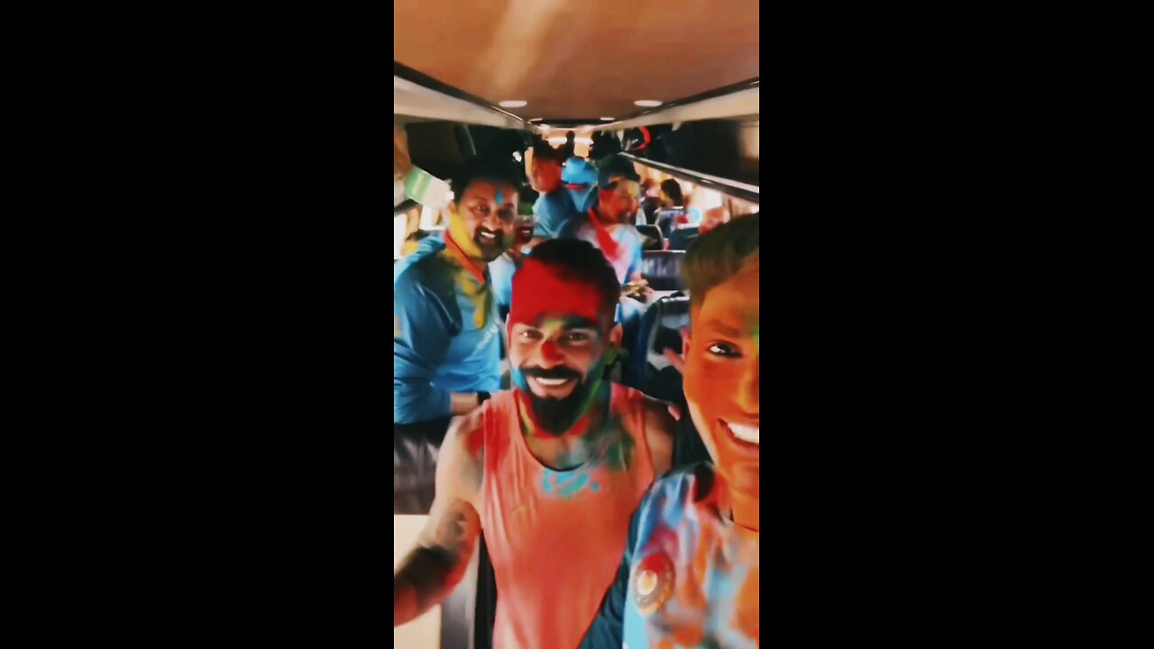 Indian cricket team Holi celebration 🤑🤑