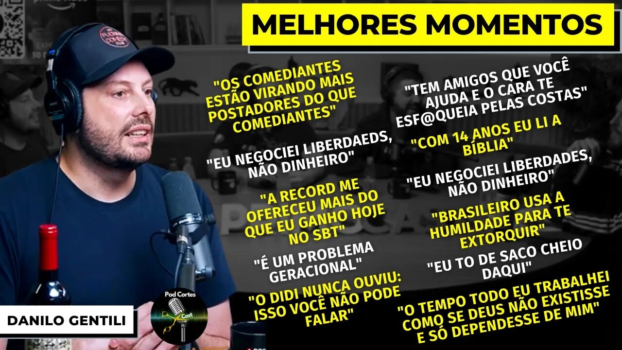 MELHORES MOMENTOS DANILO GENTILI - PrimoCast