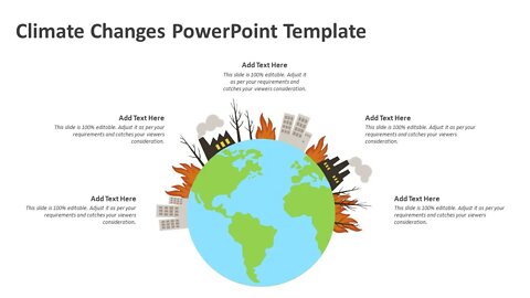 Climate Changes PowerPoint Template