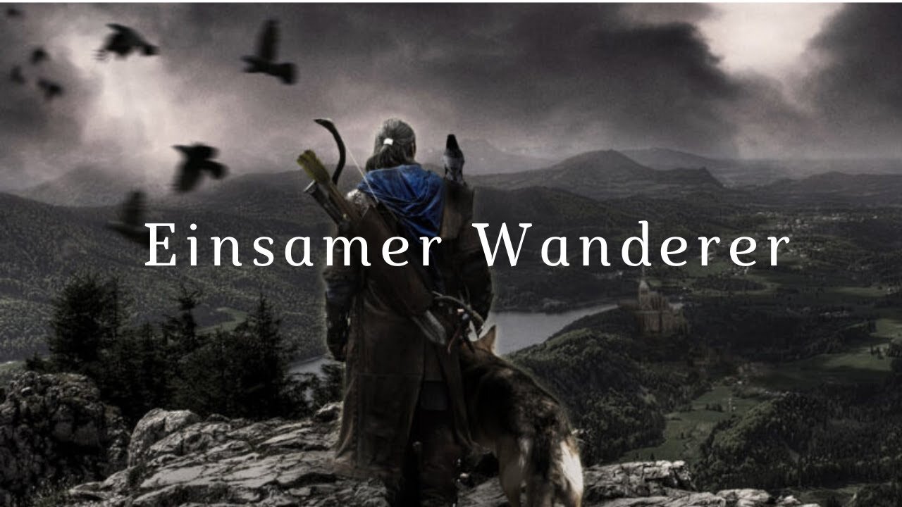 The lone wanderer / der einsame Wanderer