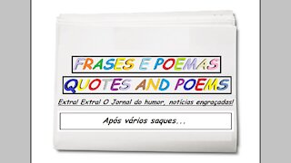 Notícias engraçadas: Após vários saques... [Frases e Poemas]