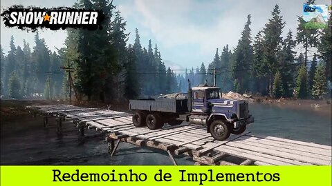 SnowRunner - Redemoinho de Implementos | Pacific P512 | 4k