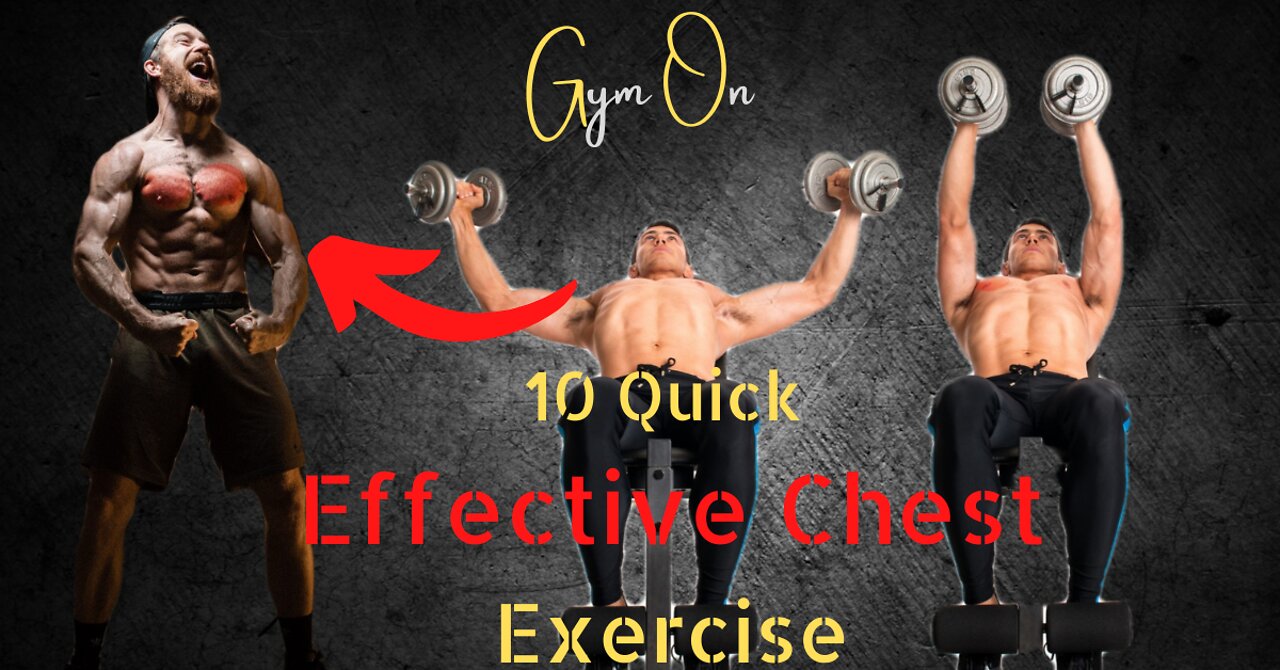 10 Best Effective Chest Exercise In Two Min #gymOn