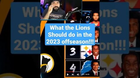 What The Detroit Lions Should Do This Offseason #shorts