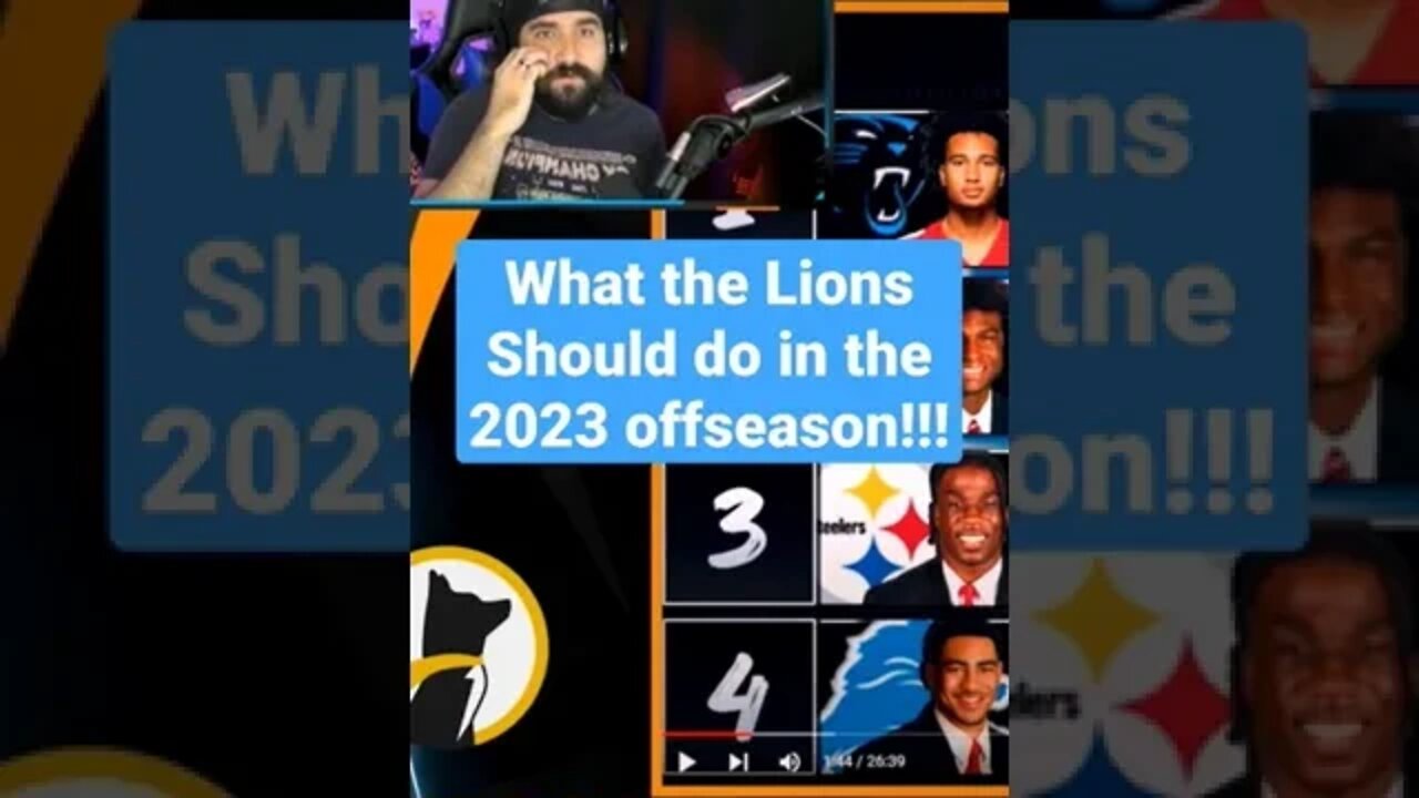 What The Detroit Lions Should Do This Offseason #shorts