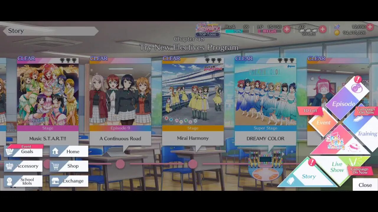 LL!SIFAS 終了までのカウントダウン ≧ ﹏ ≦