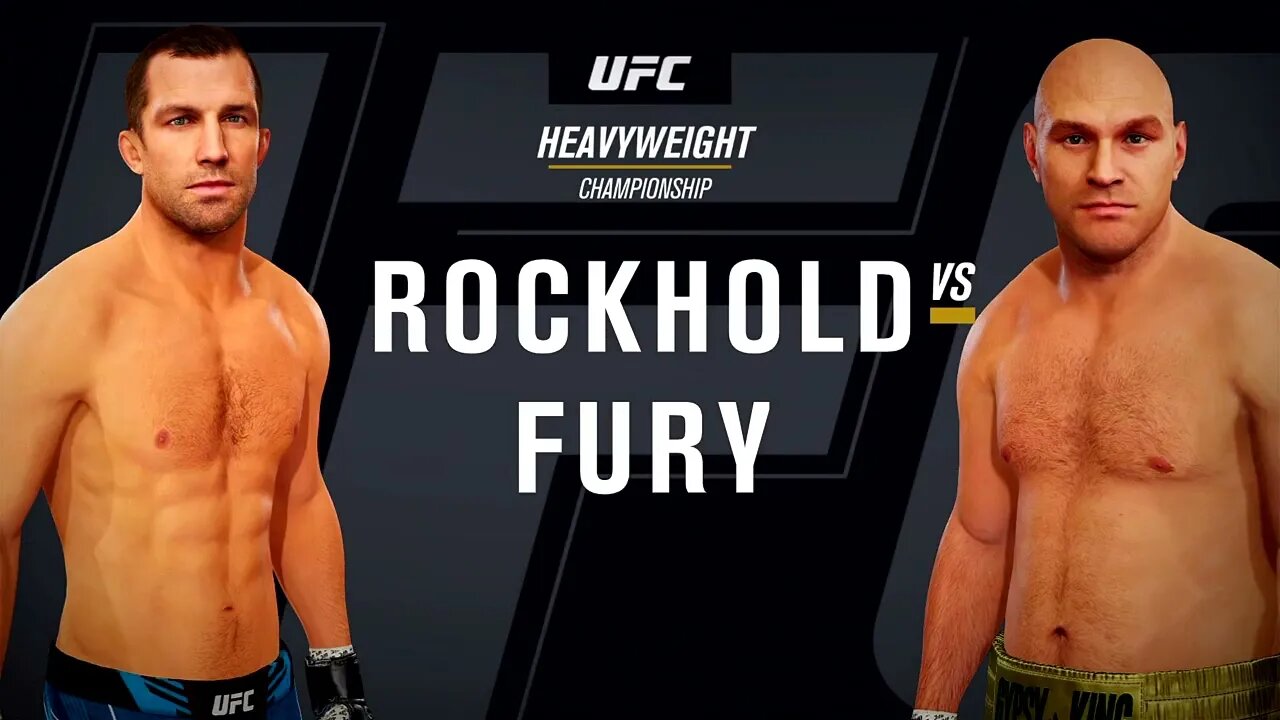 EA Sports UFC 4 Gameplay Tyson Fury vs Luke Rockhold