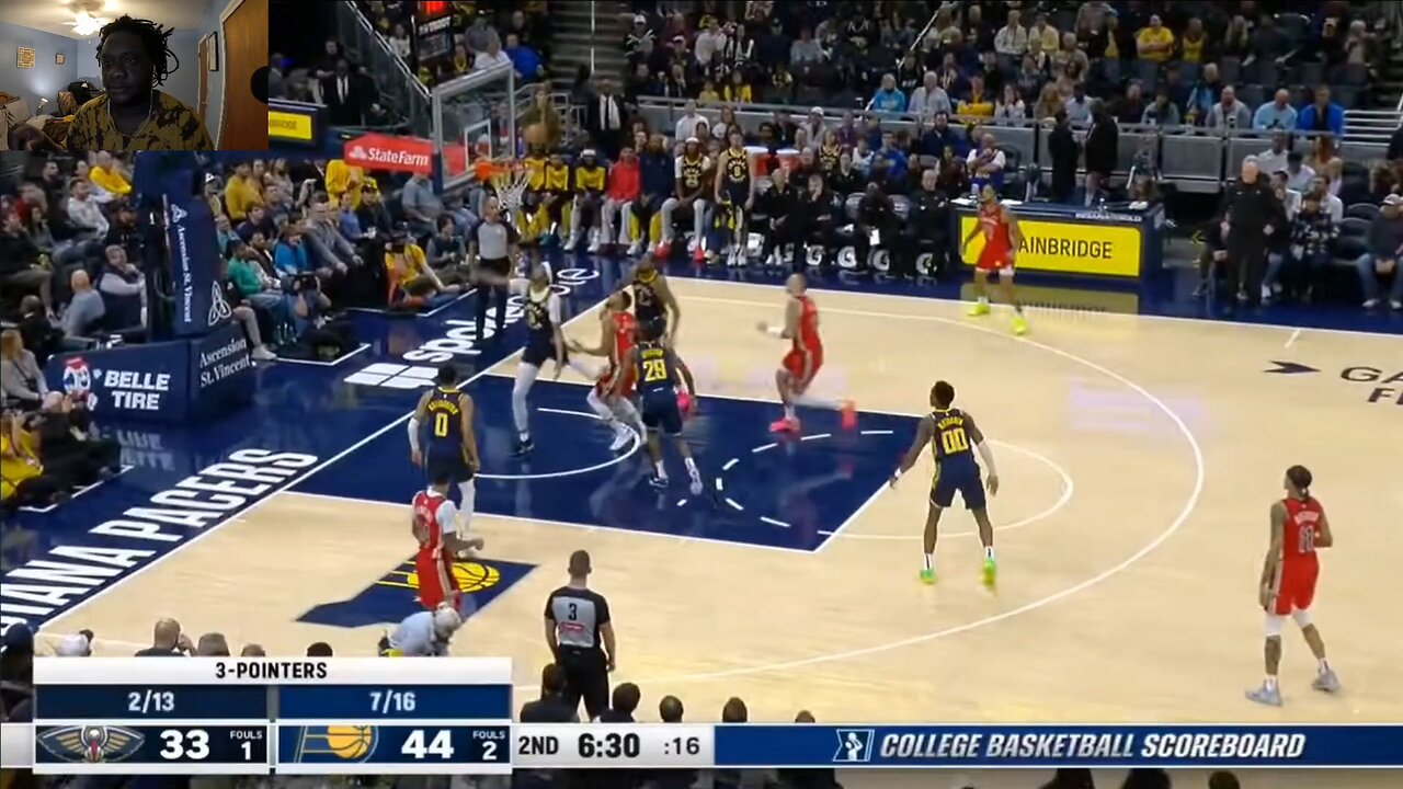 Indiana Pacers vs New Orleans Pelicans | reaction