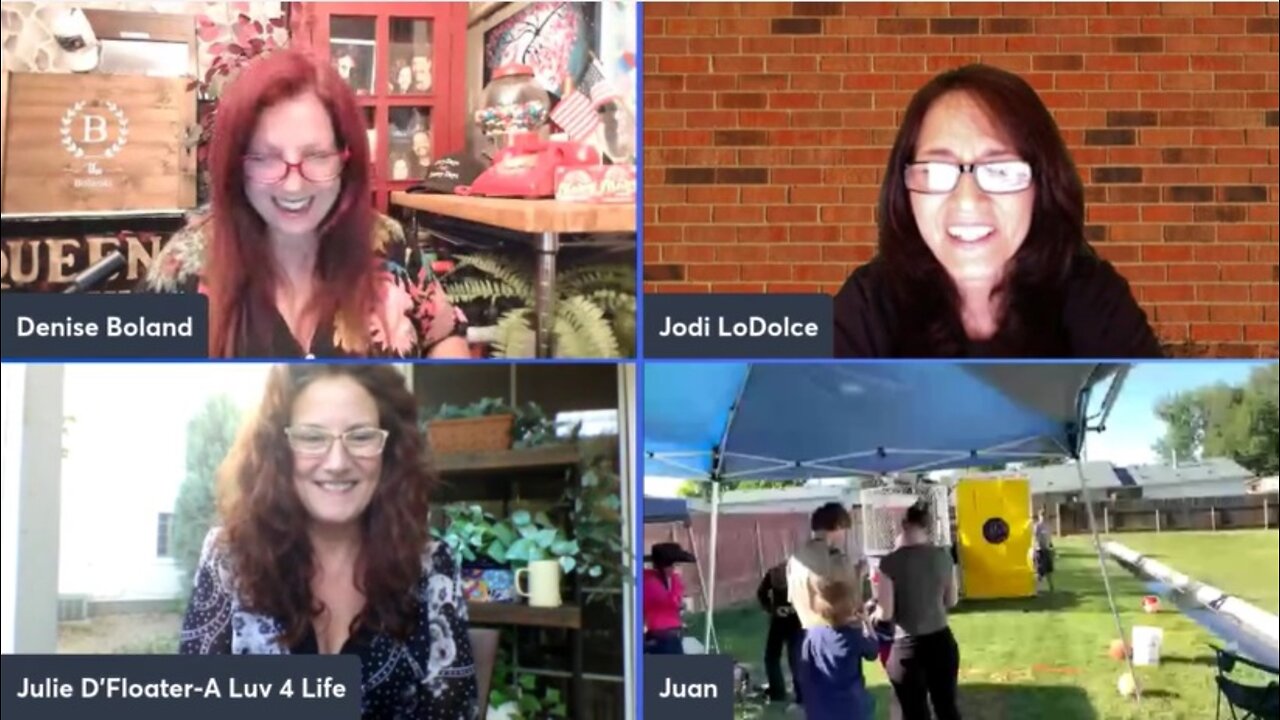 Quick Visit from Juan O Savin. Jodi, Denise and Julie Saturday Night Chat