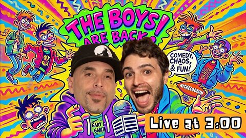 Live @ 3 ET The Boys Are Back: Comedy Recaps, Wild Weekends & Unfiltered Fan Fun!