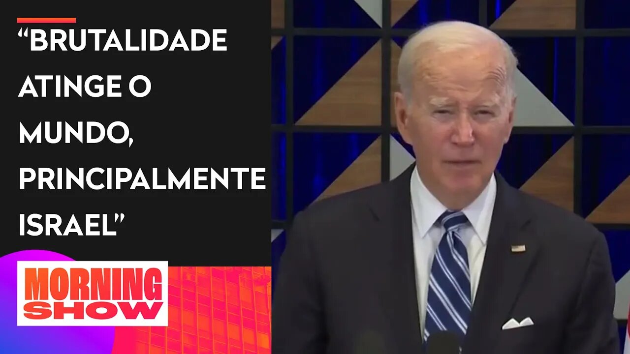 Biden se pronuncia em Tel Aviv sobre guerra Israel-Hamas: “Bebês e famílias massacrados”