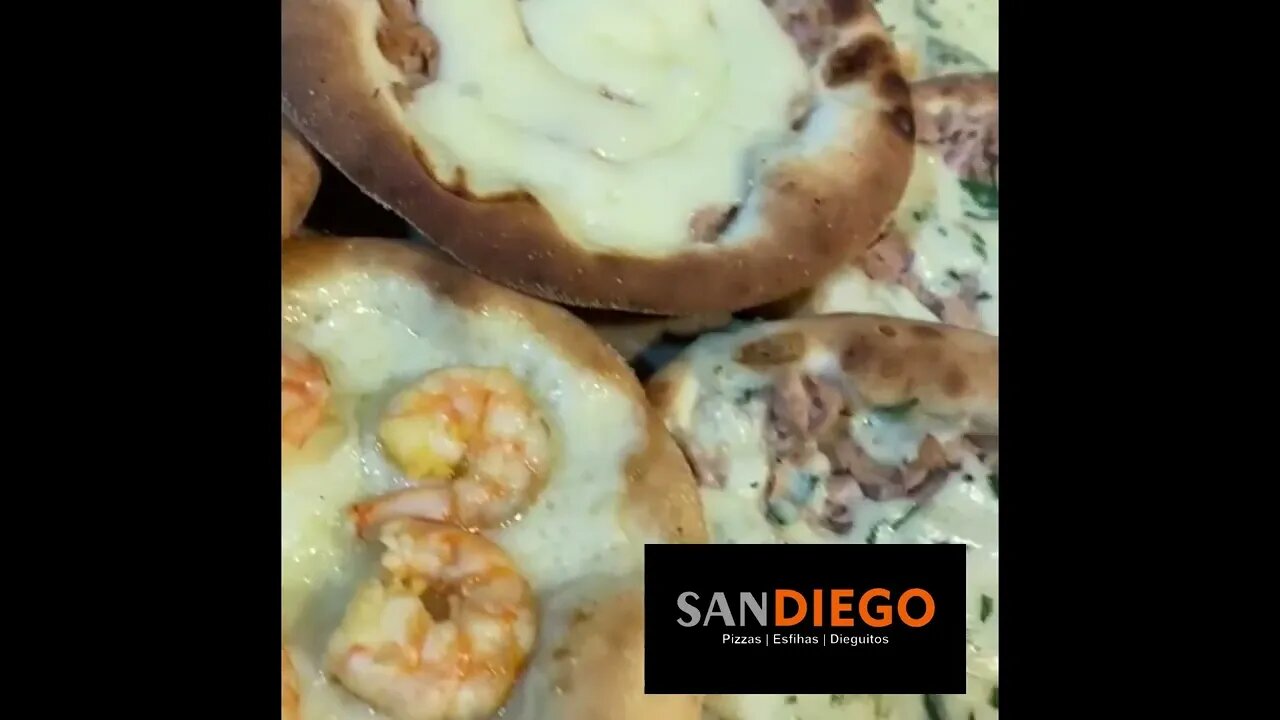 Conteúdo para Redes sociais da San Diego Salvador Pizzaria.