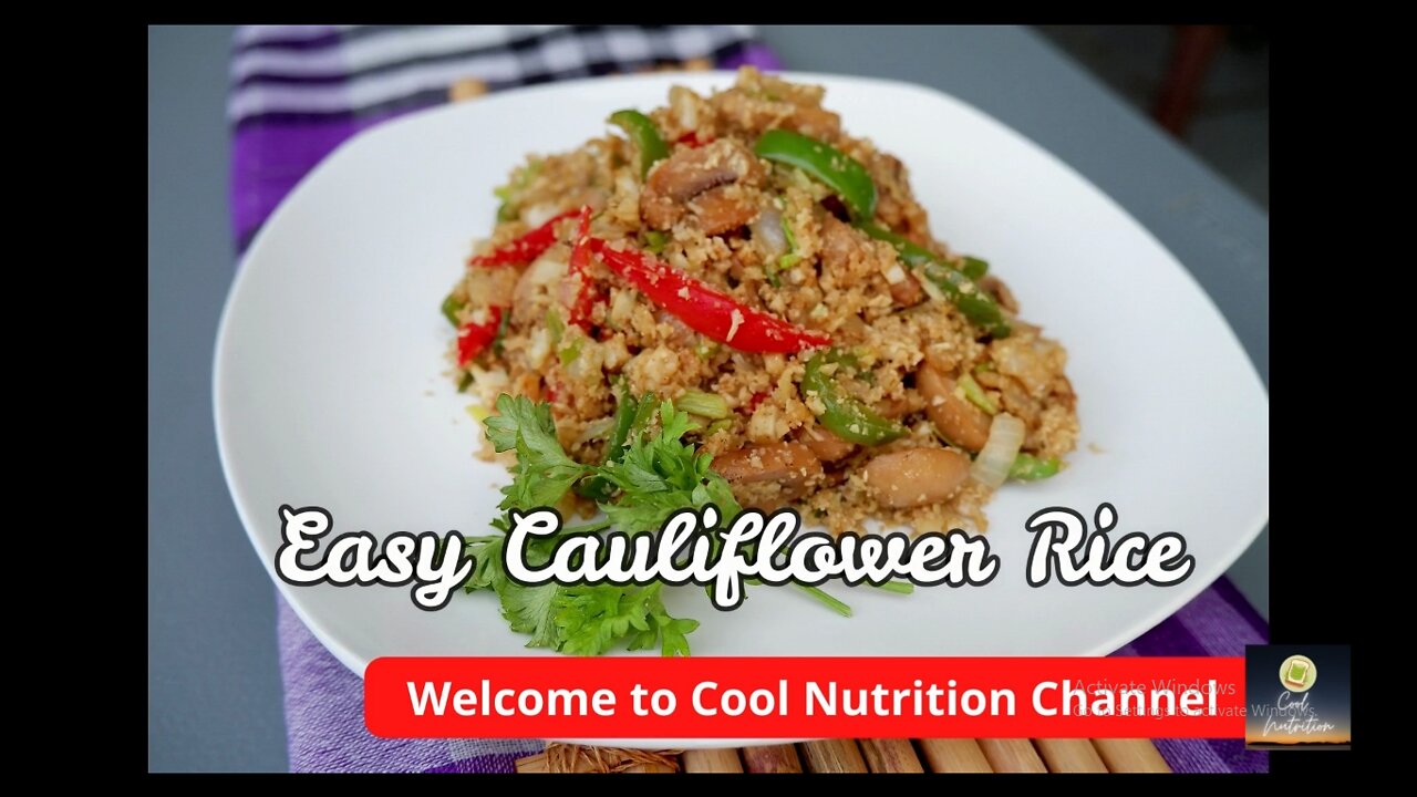 Keto Easy Cauliflower Rice Recipe