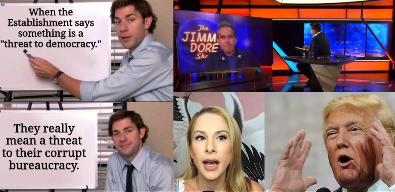 Ana Admits Trump Broke Her Brain, Elon Could Buy MSNBC, Libertarian Fight, Biden Yelling, Jimmy Dore