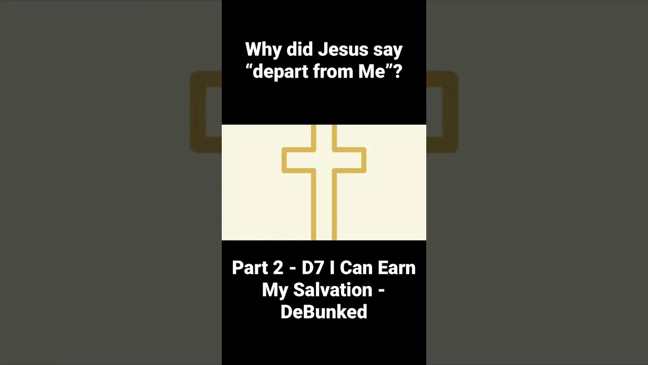 Uncovering the Mystery of Jesus' Words: "Depart From Me"!