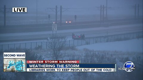 One-two punch: Second wave of snow hitting Front Range