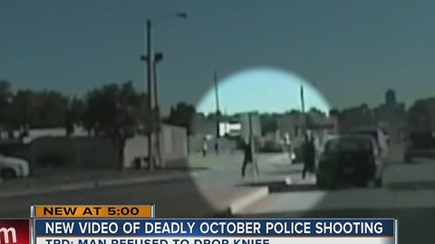 New Video Released In Deadly October Police Shooting