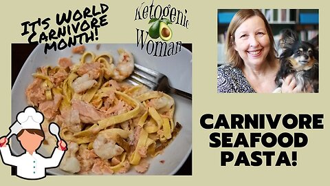 Creamy Shrimp and Salmon Keto Noodles Recipe: Perfect for Carnivore Diet!