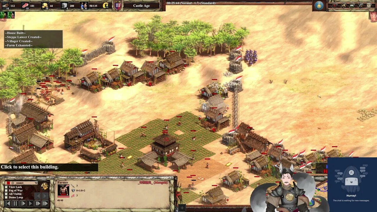 [Foreign Name] (Mongols) vs Yinghua (Khmer) || Age of Empires 2: Definitive Edition Replay