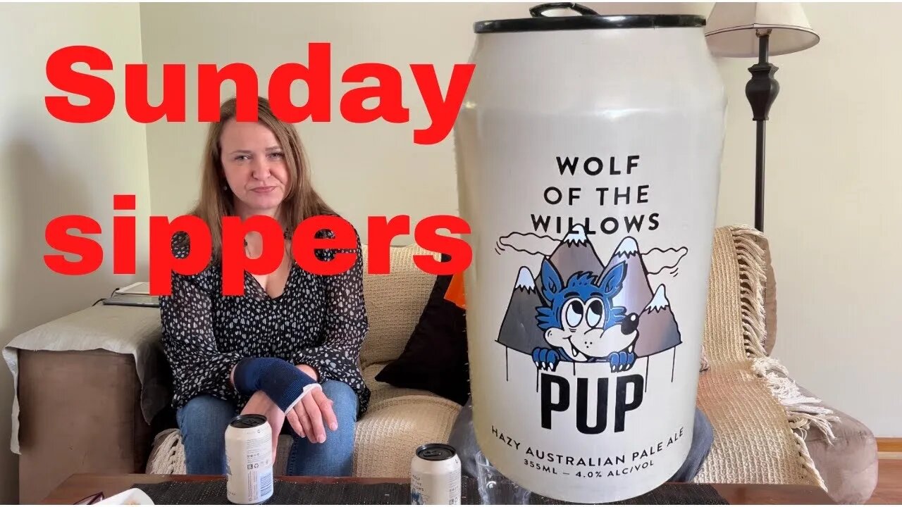 Sunday sippers with Michelle #sunday #pup wolf of the willows #paleale