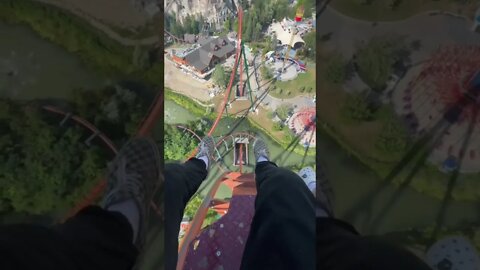 SCARY 😦 rollercoaster 🎢 of DOOM #shorts #views #subscribe #youtubeshorts #viral #viralvideo