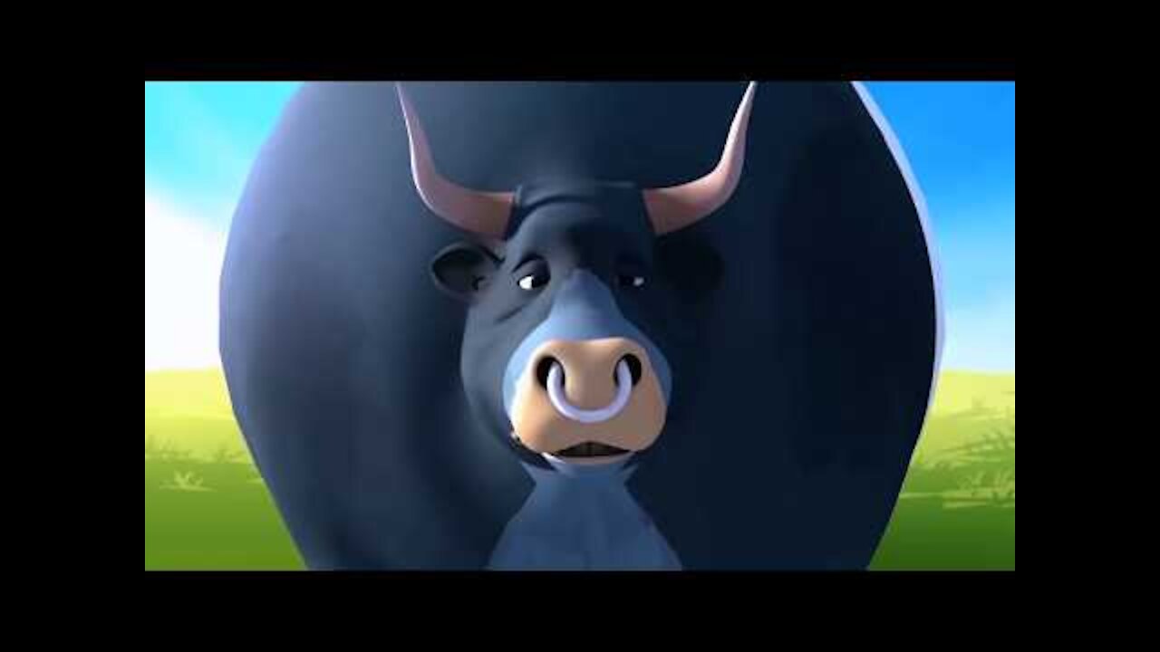 Animated funny Cow video1080p