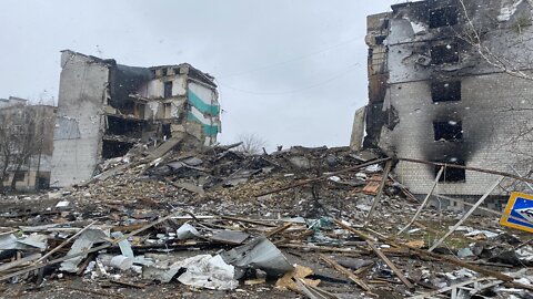 Bodies of 'executed people' strewn across street in Bucha as Ukraine accuses Russia of war crimes