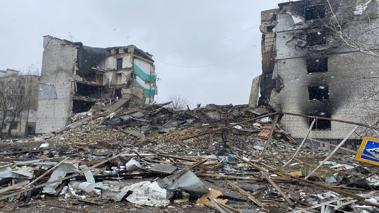 Bodies of 'executed people' strewn across street in Bucha as Ukraine accuses Russia of war crimes