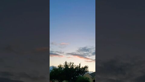 See The Plane as it flies into the sunset Round Rock TX weather