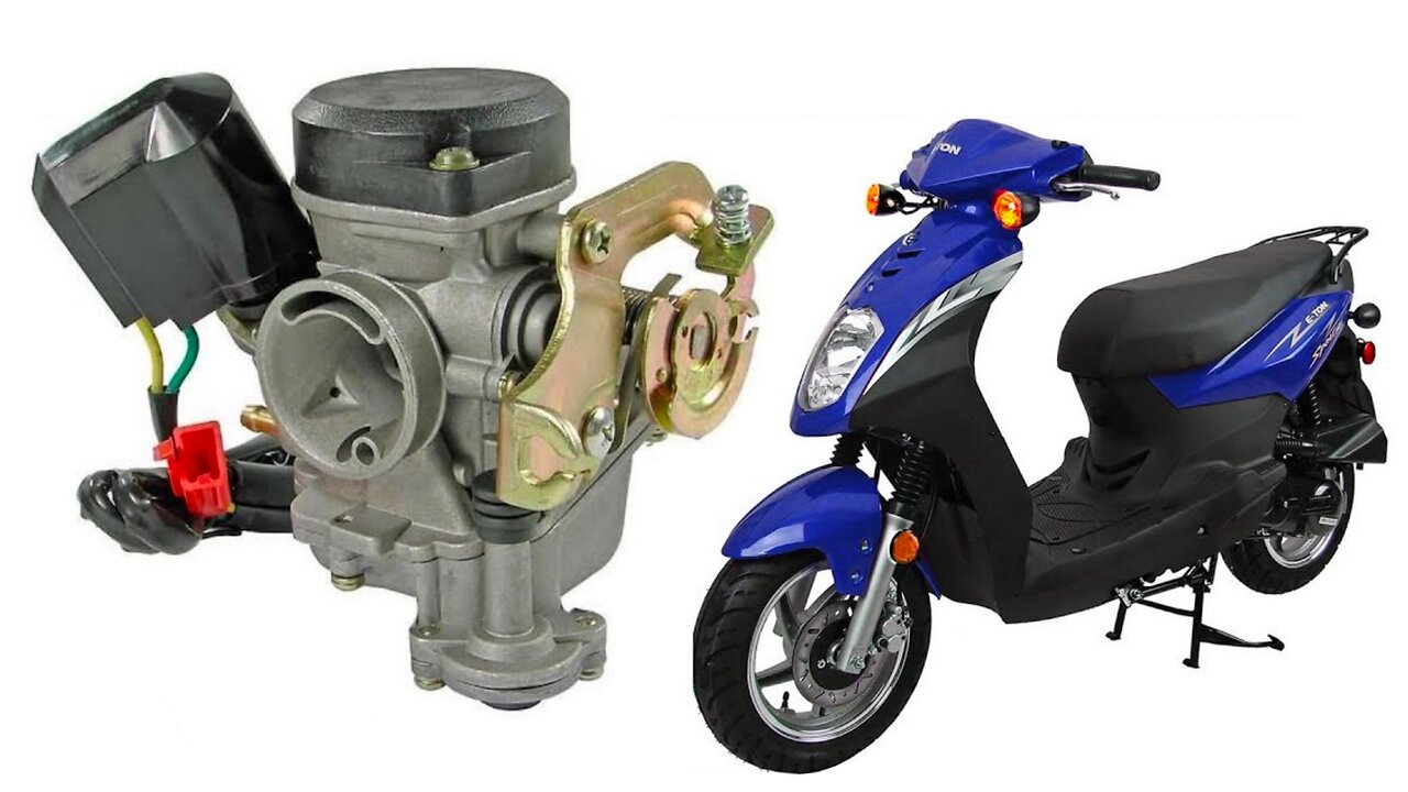 How to clean the carburetor in a 50cc Chinese scooter