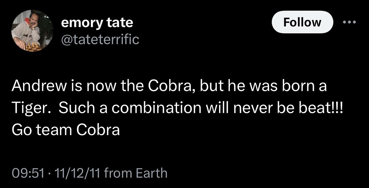 Even Emory Tate Knew about ASTROLOGY