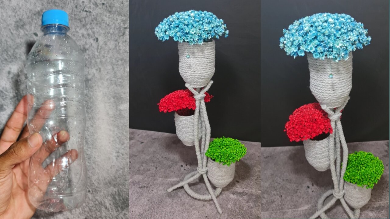 plastic bottle flower pot ideas