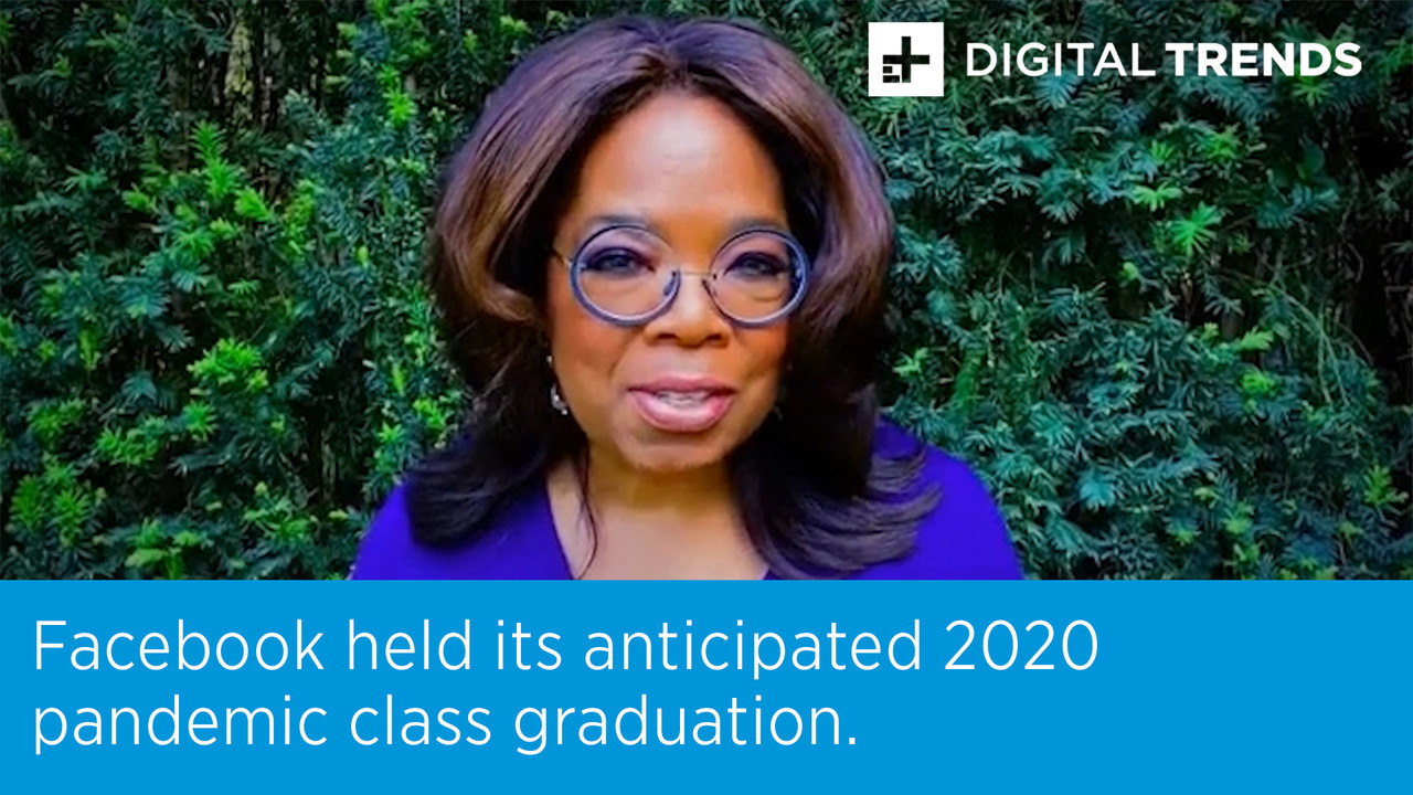 Facebook held its anticipated 2020 pandemic class graduation.