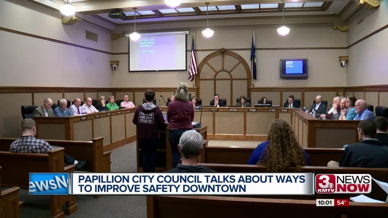 Papillion City Council talks about ways to improve safety downtown