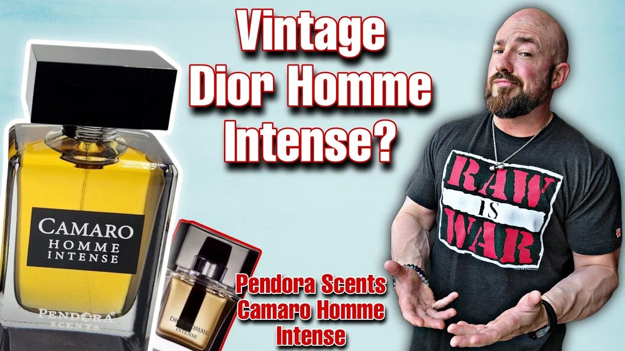 VINTAGE Dior Homme Intense Clone! | Pendora Scents CAMARO HOMME INTENSE Fragrance Review