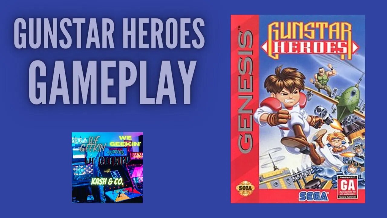 Gunstar Heroes Gameplay