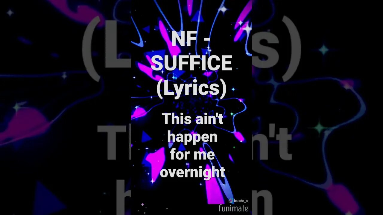 NF - SUFFICE (Lyrics) #shorts