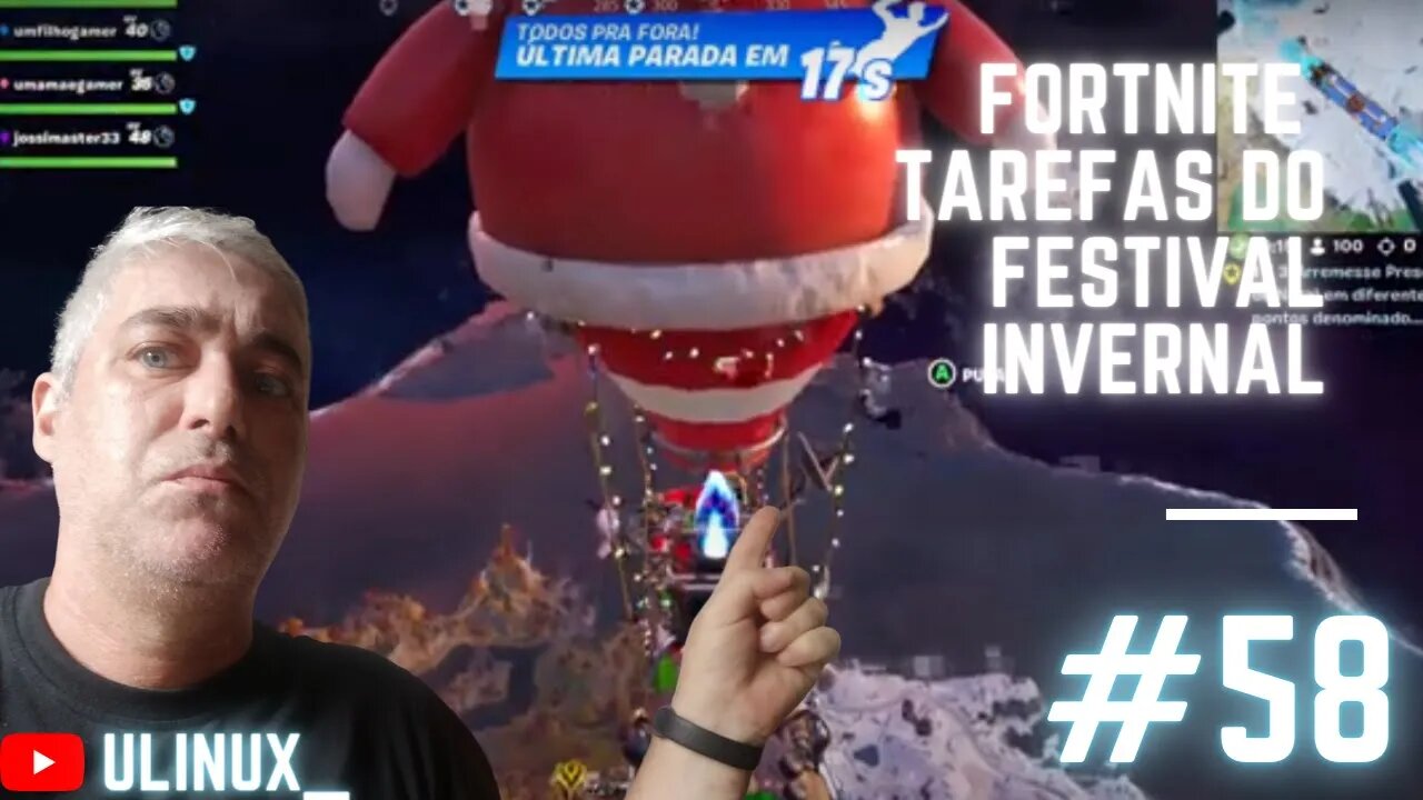 Fortnite ... Tarefas do festival invernal