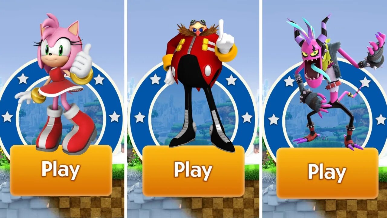 Amy Rose I Amy Rose VS Dr Eggman & Boss Zazz I Sonic Dash