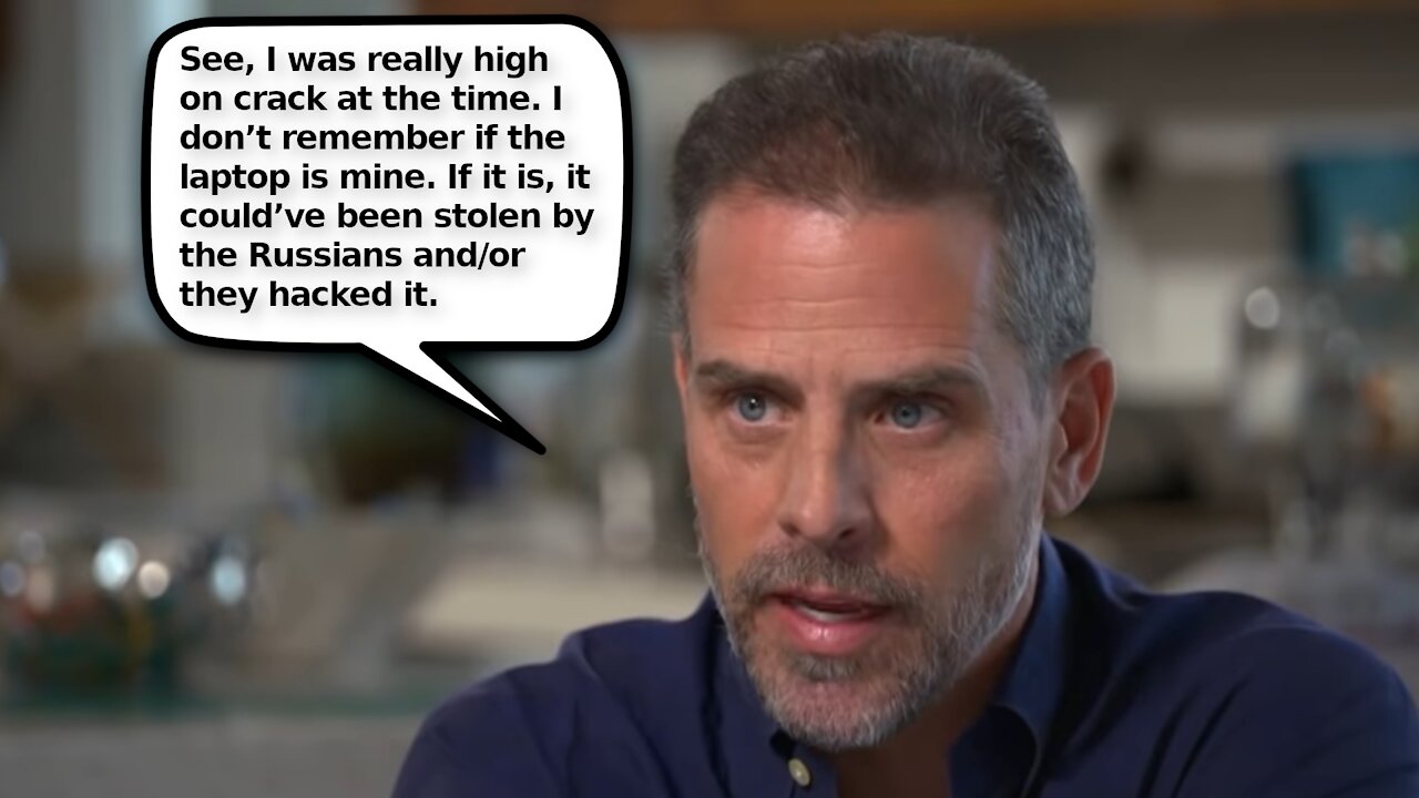 Now That Daddy As President Can Make Things Go Away, Hunter Biden Doesn’t Know if His Laptop is His