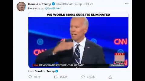 Biden - Statements about ending fraking