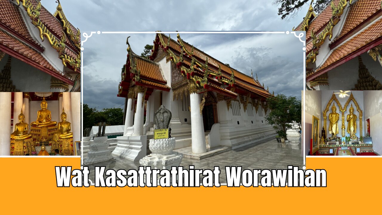 Wat Kasattrattrathirat วัดกษัตรา - Restored Ancient Temple - Ayutthaya Thailand 2024